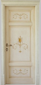 door hand made decorated lucrezia