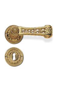 maniglie porte primo impero c12511 oro
